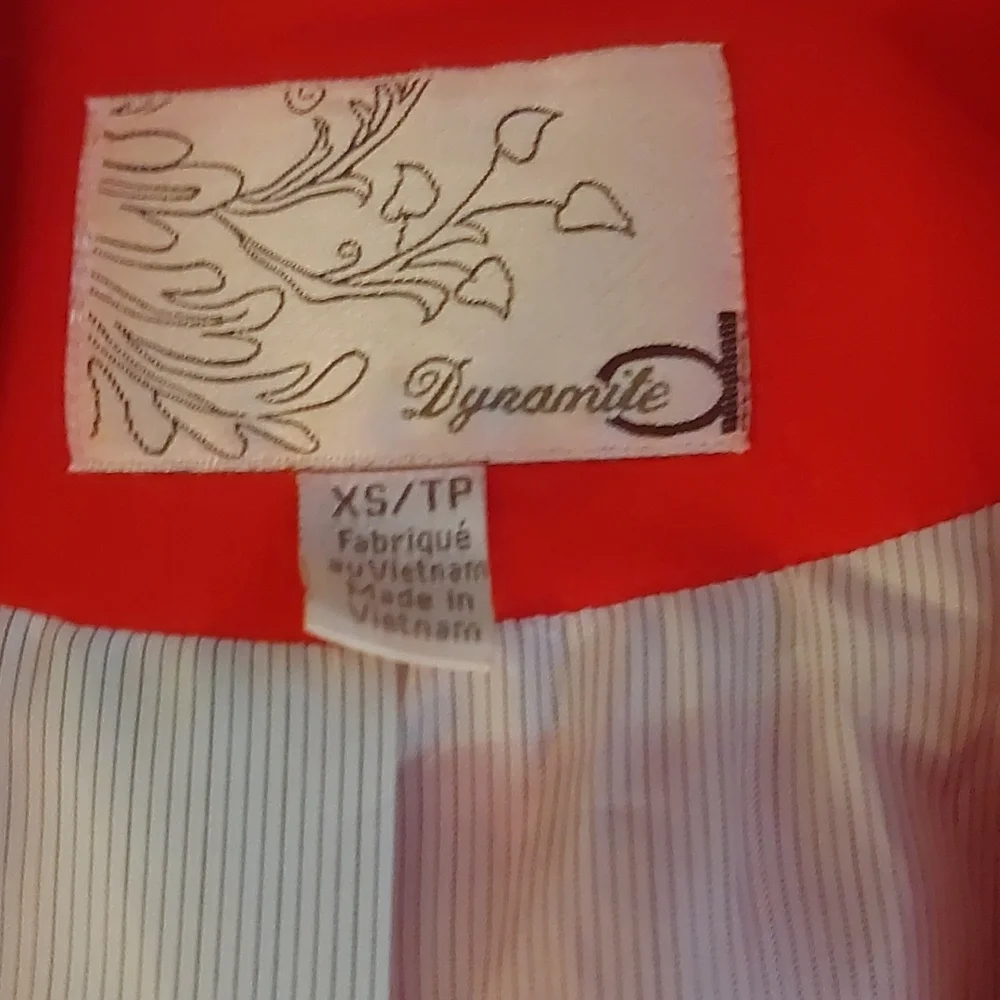 Dynamite Red Blazer - Picture 2 of 3